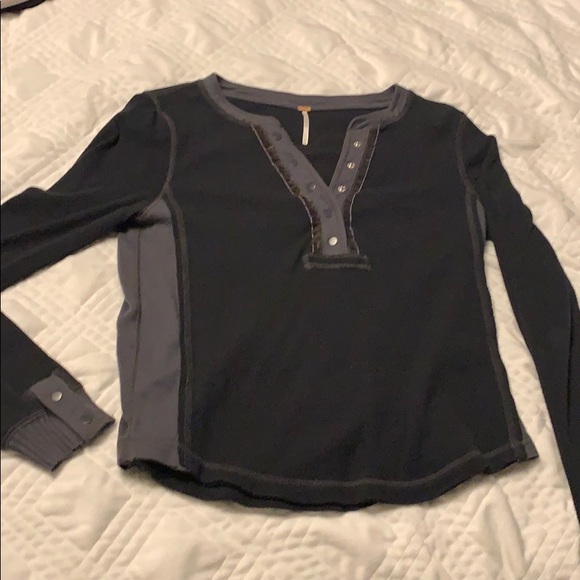 Free People Tops - Thermal Henley long sleeve shirt